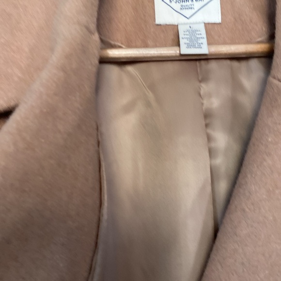 St. John’s bay wool winter coat. Size large. Brown. - Picture 5 of 7